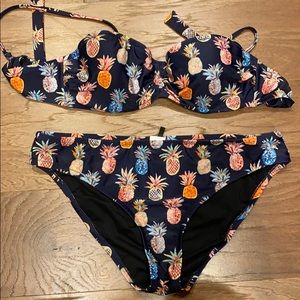 Jcrew pineapple swimsuit